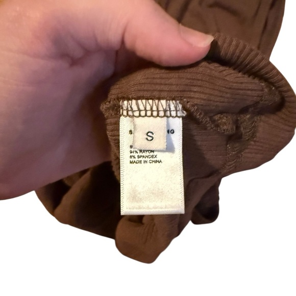 SANDY LIANG SLIGHT TANK - COCOA Size Small - Picture 5 of 5